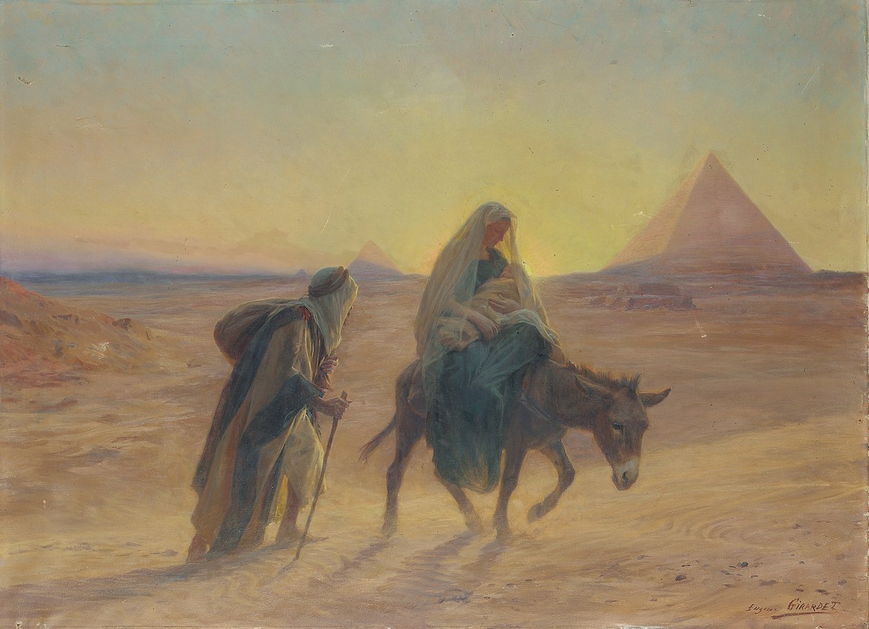 Flugten til Egypten af Eugene Alexis Girardet