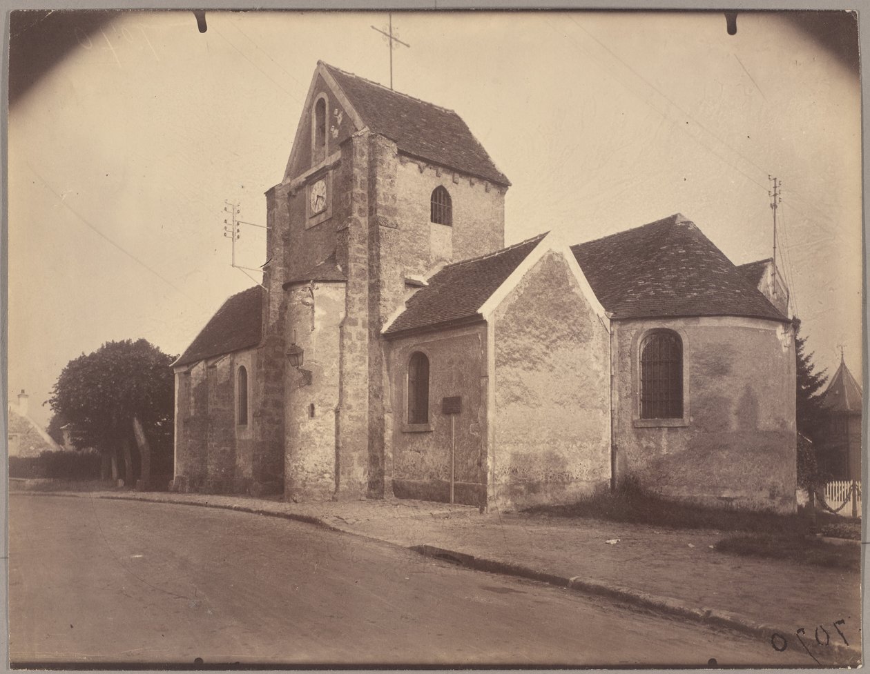 Bures (Kirke) af Eugène Atget