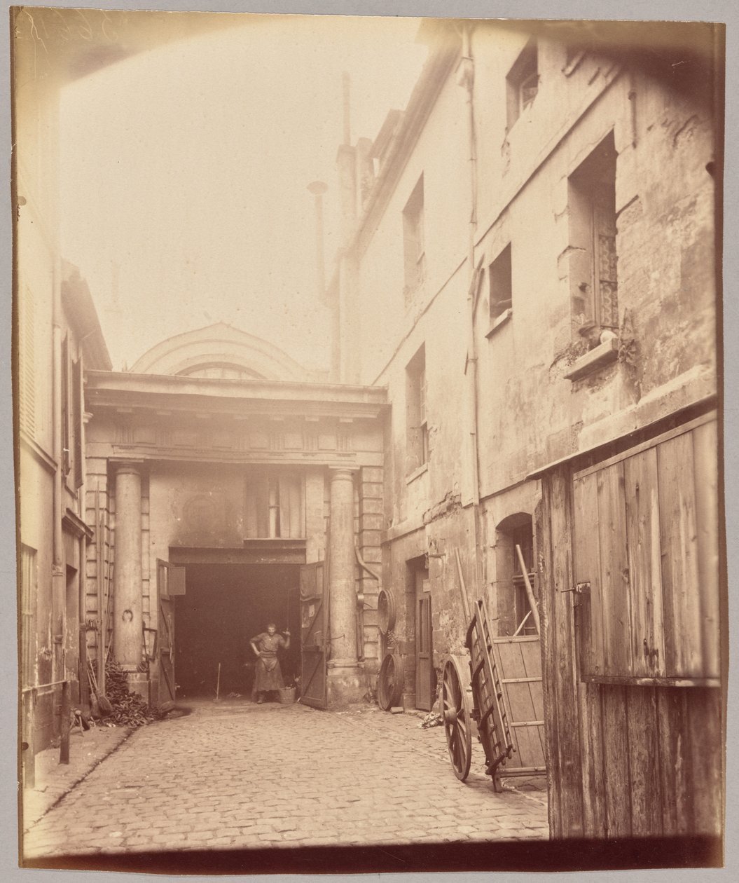 Kapel, rue Saint-Jacques af Eugène Atget