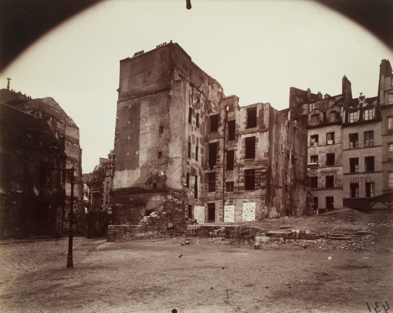 Hjørne, rue du Cimetière Saint-Benoît af Eugène Atget