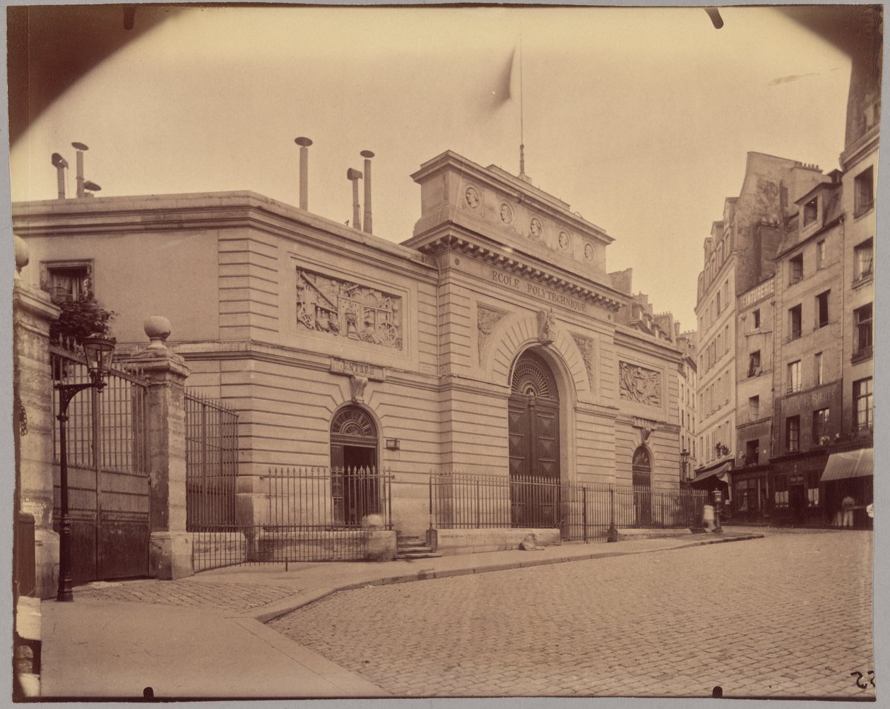 École polytechnique, Rue Descartes af Eugène Atget