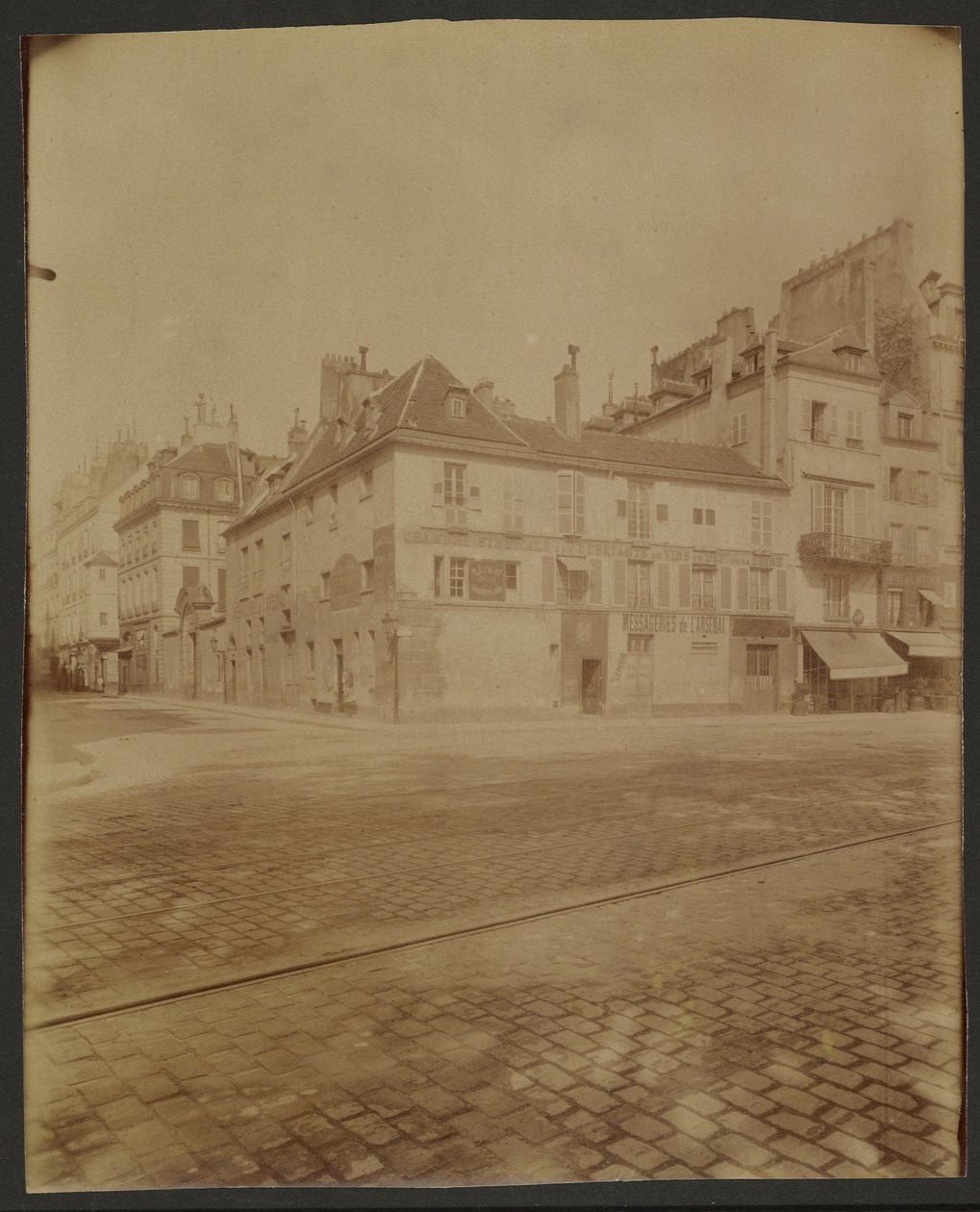 Hôtel Lavieuville, Quai des Célestins af Eugène Atget
