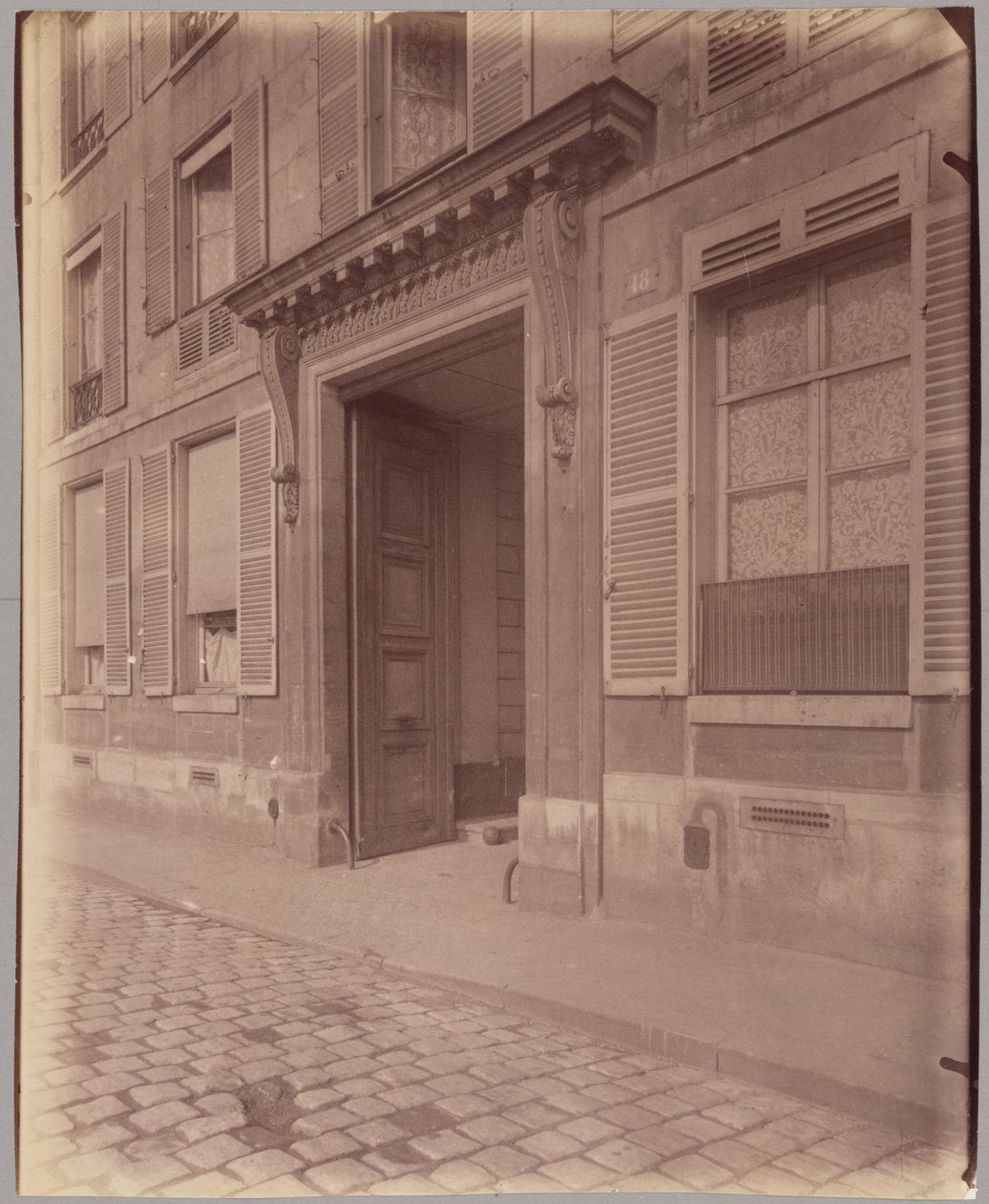 Hôtel Richelieu, 18 quai de Béthune af Eugène Atget