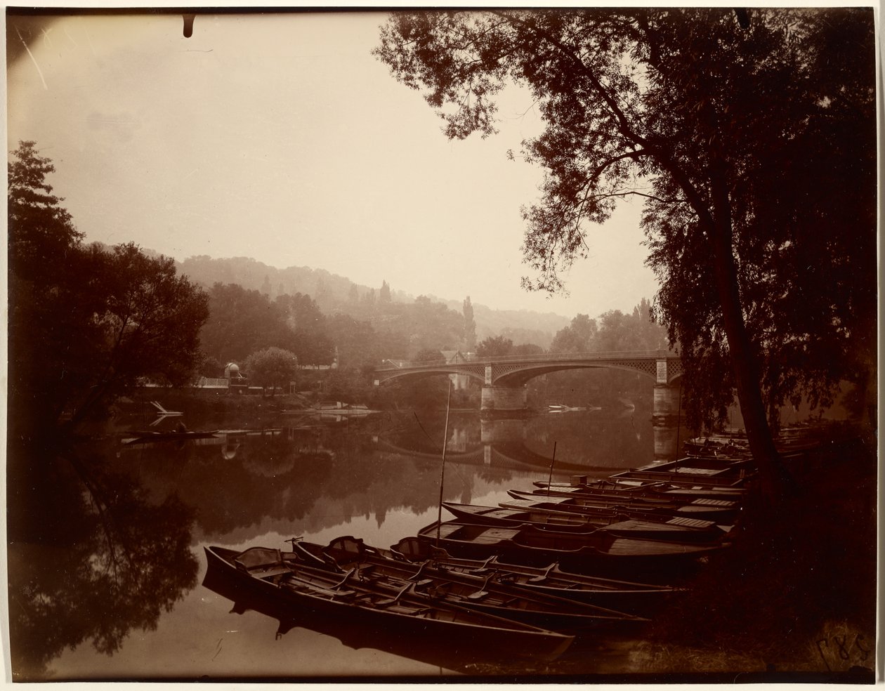 Marne ved La Varenne af Eugène Atget