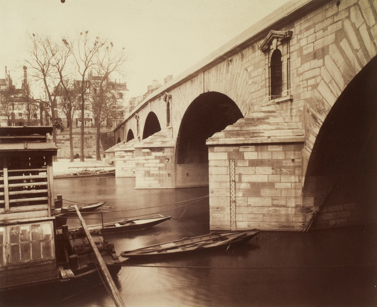 Pont Marie af Eugène Atget