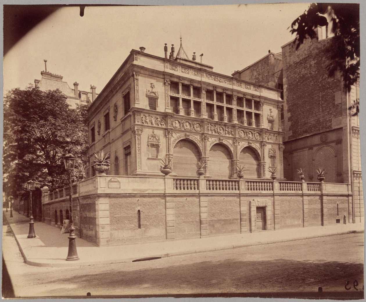 Maison François, Cours-la-Reine af Eugène Atget