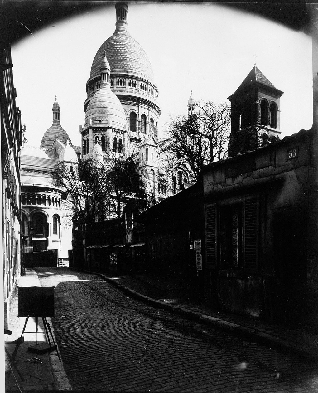 Paris, det hellige hjertes basilika, ca. 1900 (gelatinesølvtryk) af Eugène Atget