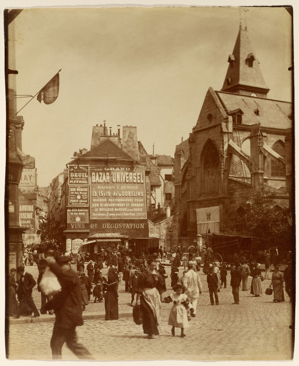[Place Saint-Médard] af Eugène Atget