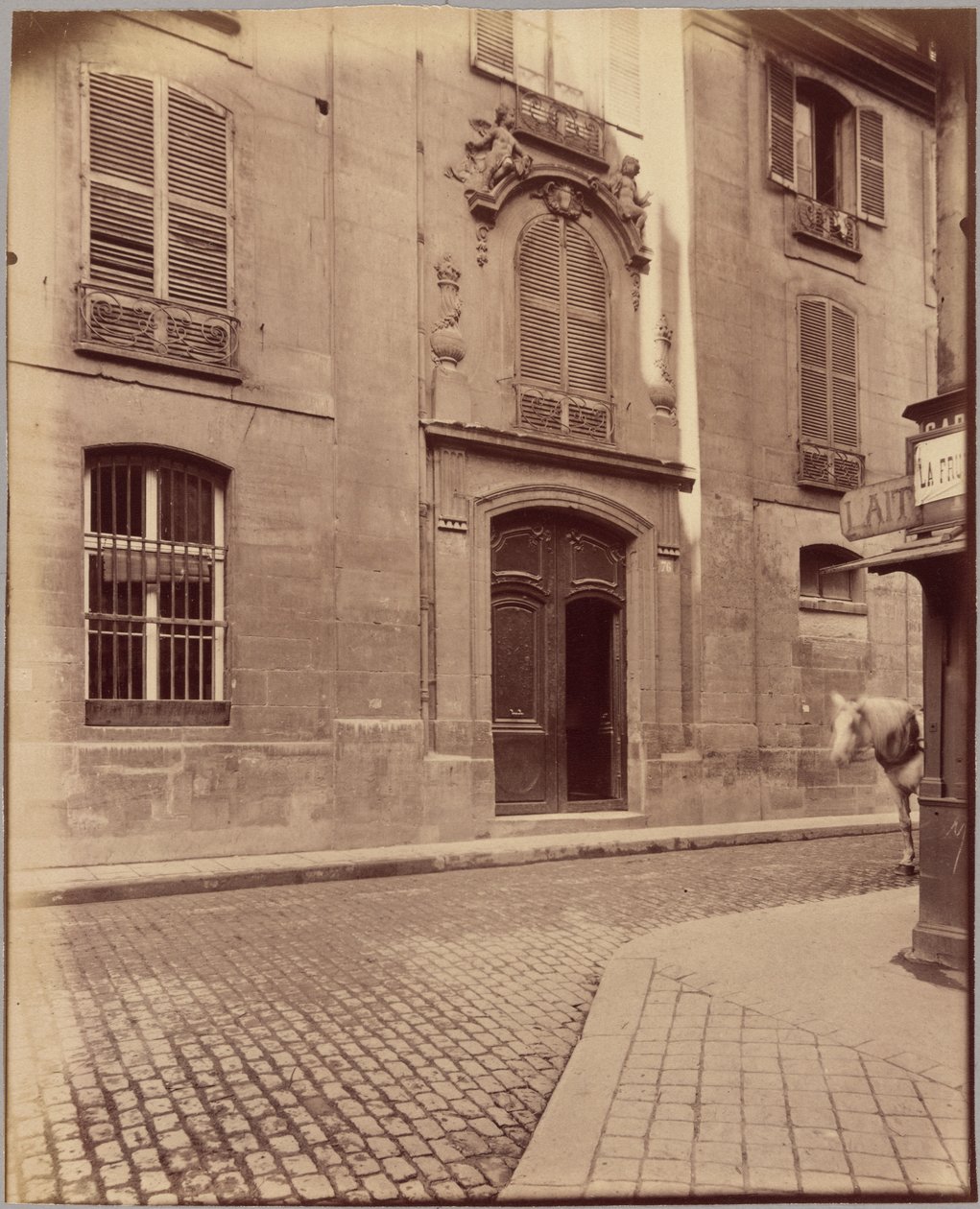 Præstegården Saint-Merri, rue de la Verrerie af Eugène Atget