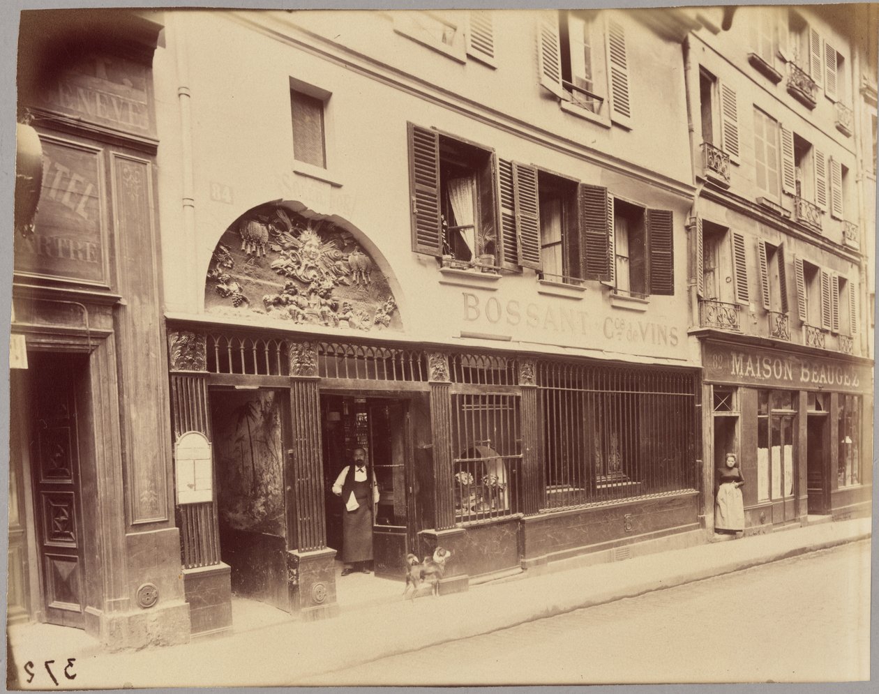 Rue Saint-Sauveur af Eugène Atget