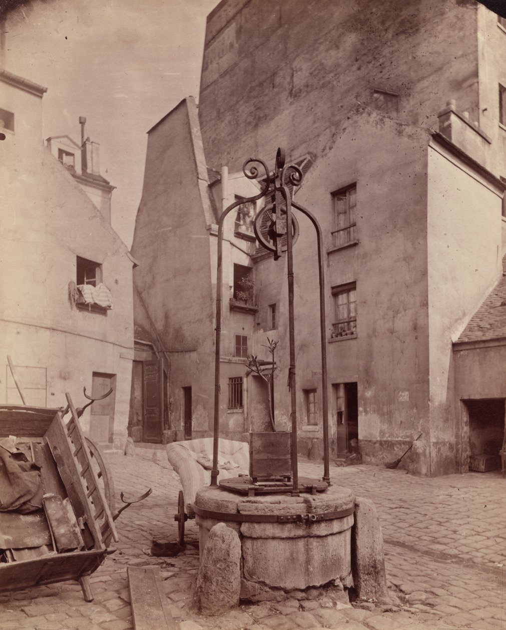 Rue Saint-Jacques af Eugène Atget