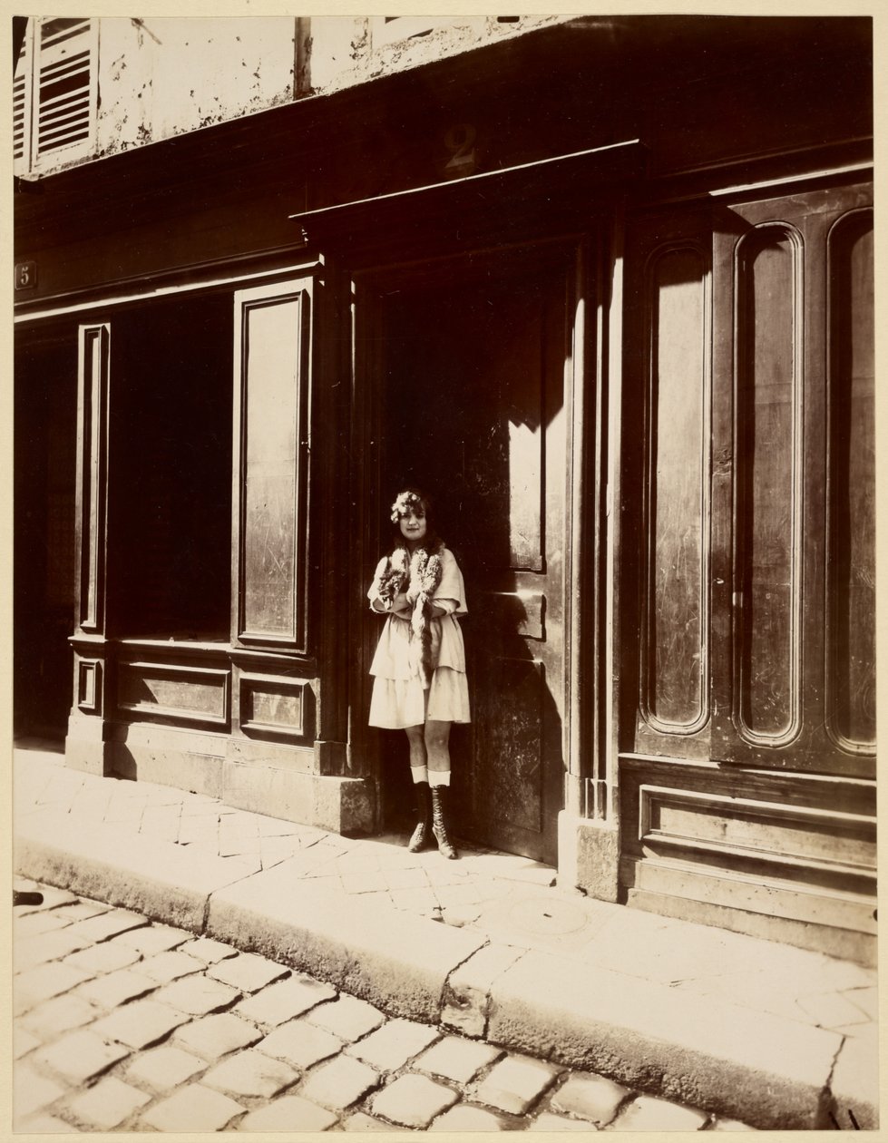 Versailles, Maison Close, Det Lille Palads af Eugène Atget