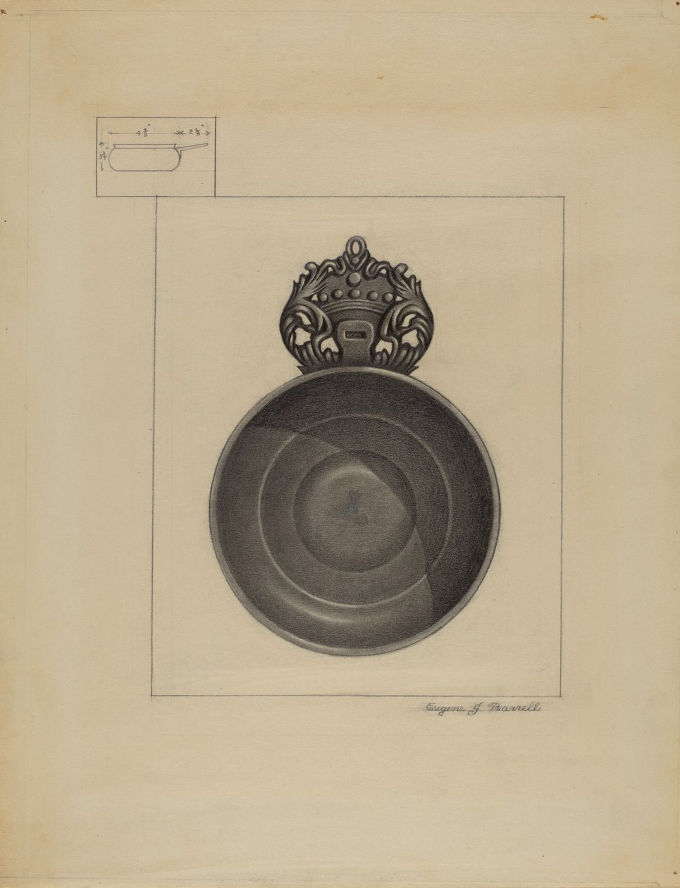 Tin Porringer af Eugene Barrell
