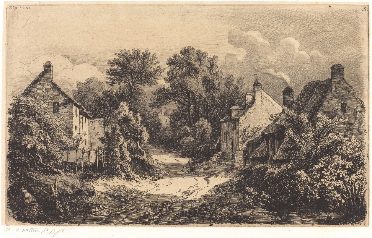 Le chemin de Garens (Vejen til Garens) af Eugene Bléry