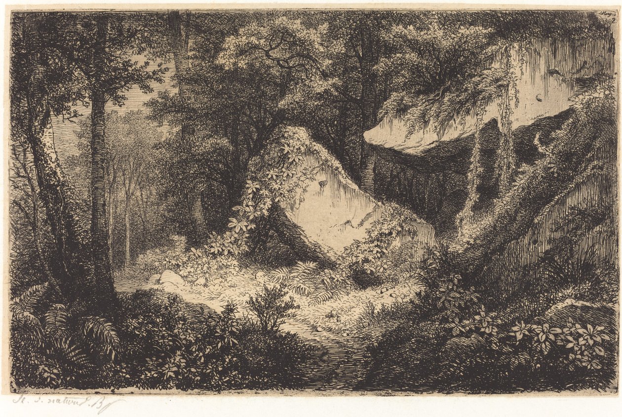 White Rocks, udgivet 1849. af Eugene Bléry