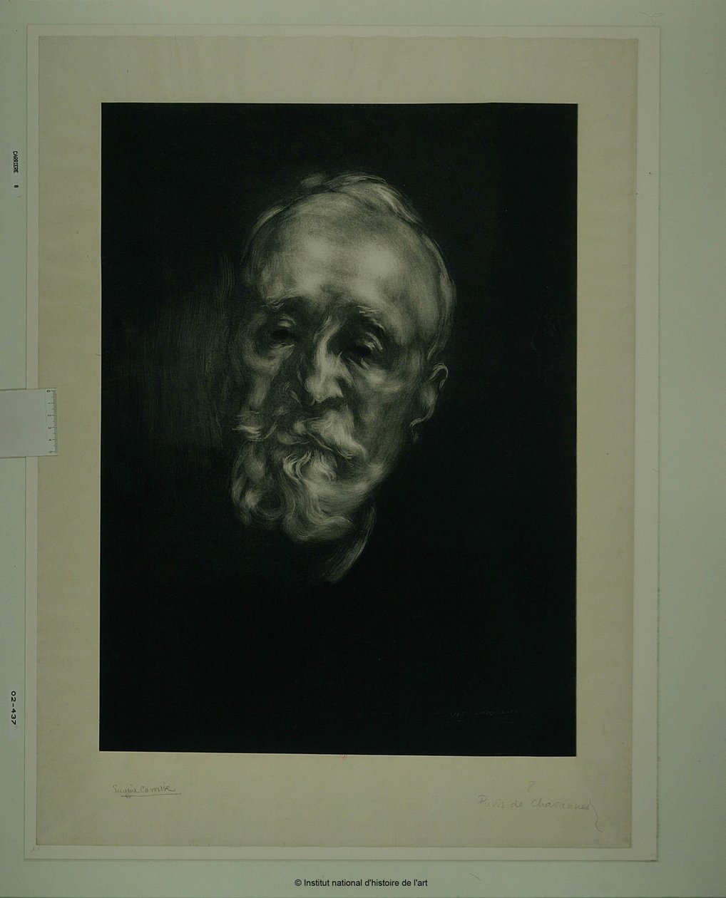Puvis de Chavannes af Eugène Carrière