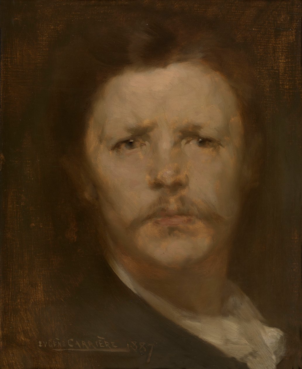 Selvportræt af Eugène Carrière