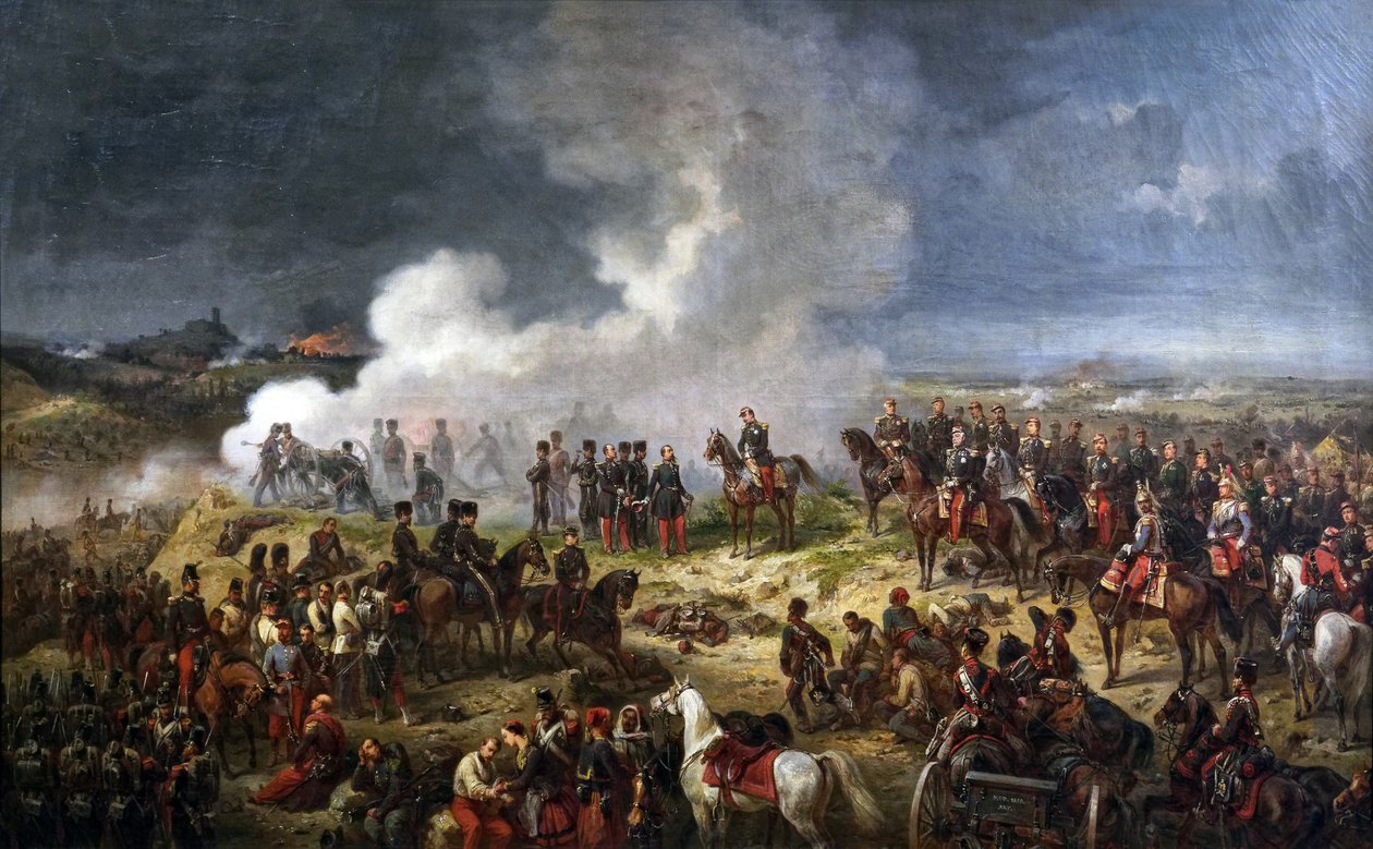Slaget ved Solferino, 24. juni 1859 af Eugene Charpentier