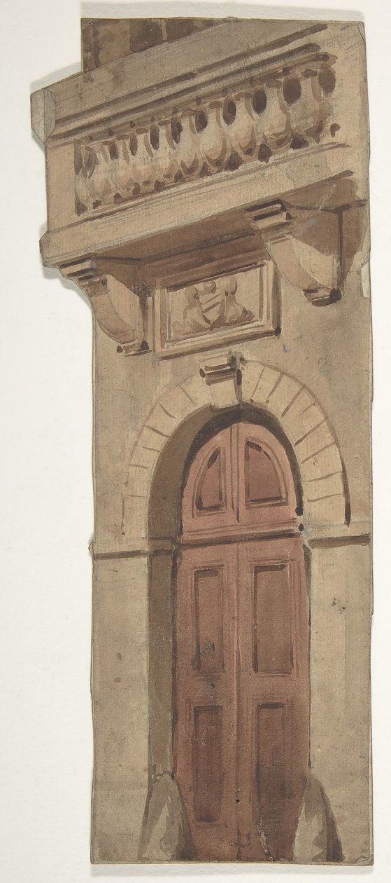Design til en scene i Opéraen, Paris, 1830-90. af Eugene Ciceri