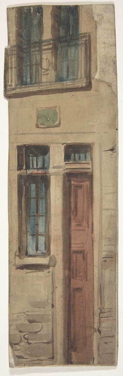 Design til en scene i Opéraen, Paris, 1830-90. af Eugene Ciceri