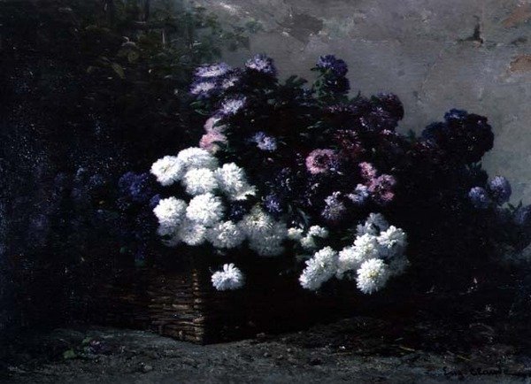Kurven med blomster af Eugene Claude