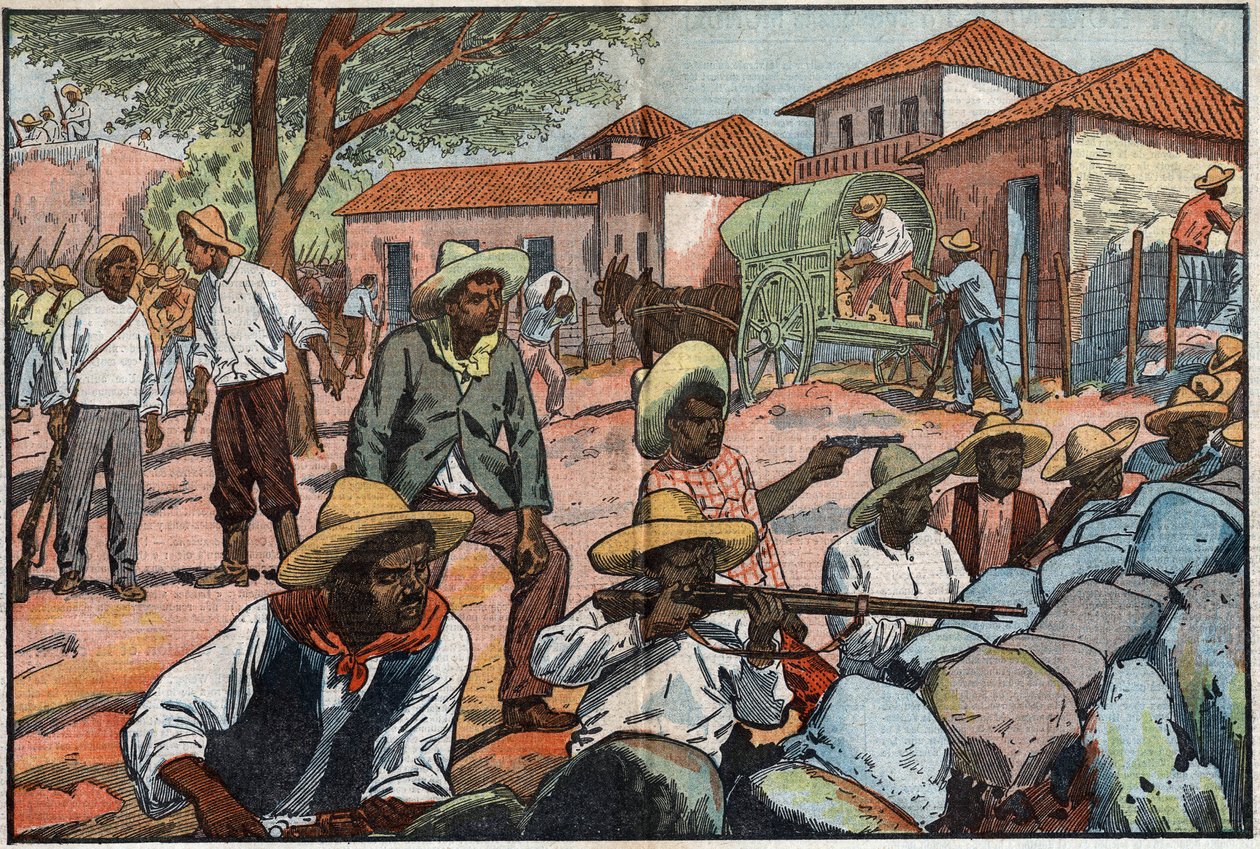 Anti-amerikansk oprør i Nicaragua af Eugene Damblans