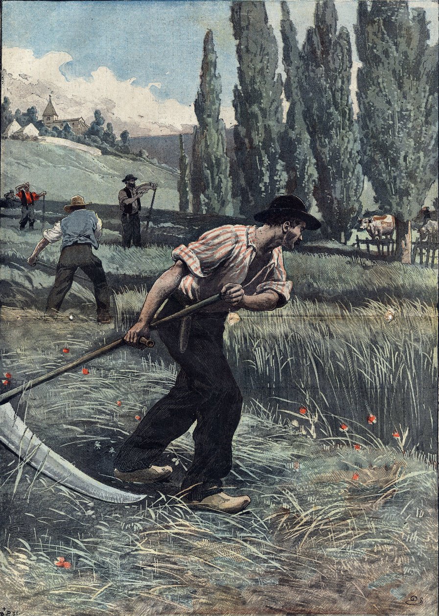 Illustration af Damblans i "" Le Pelerin"" af 5. juni af Eugene Damblans