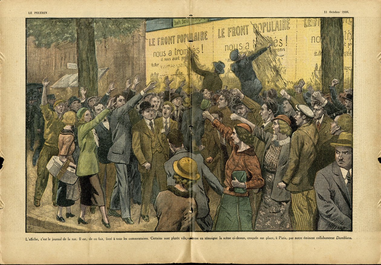 Illustration af Eugene Damblans (1865-1945) i Le Pelerin af Eugene Damblans