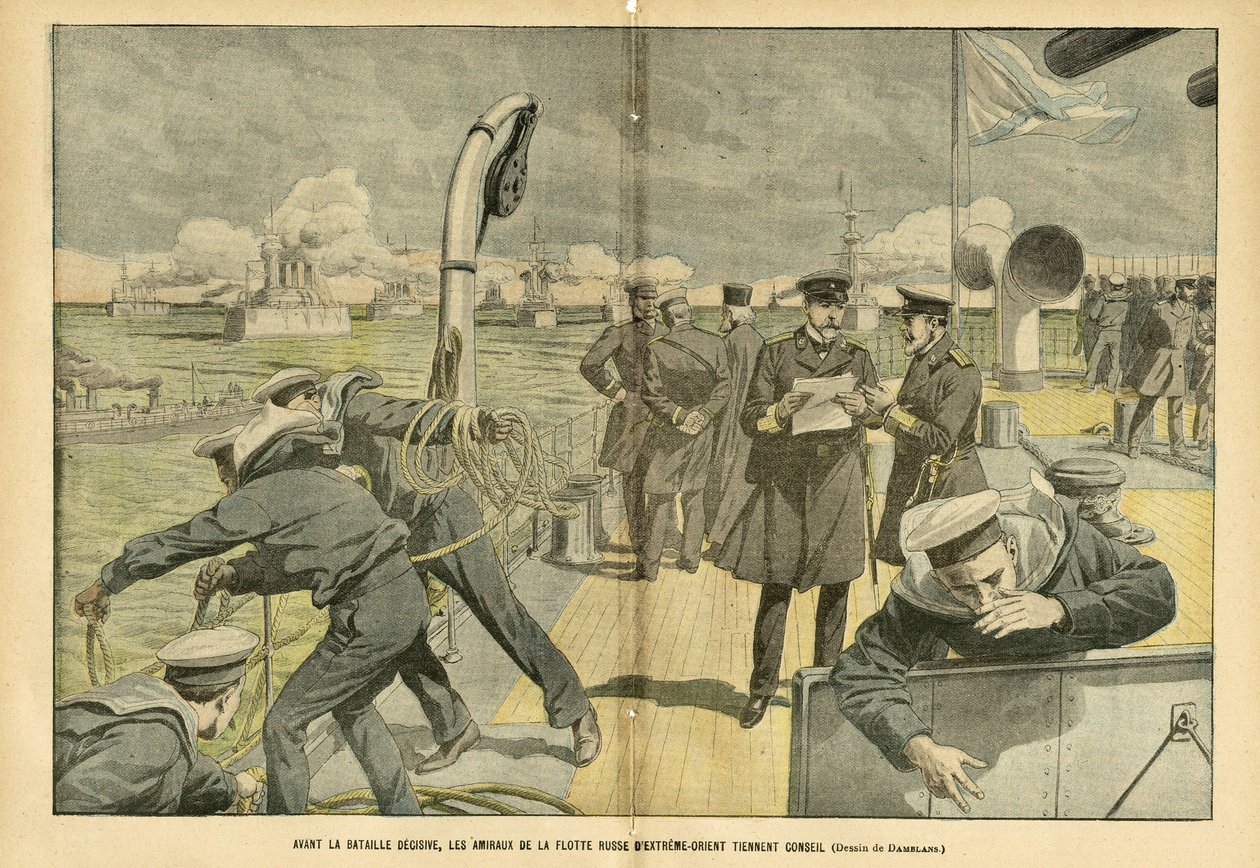 Illustration af Eugene Damblans (1865-1945) i Le Pelerin af Eugene Damblans
