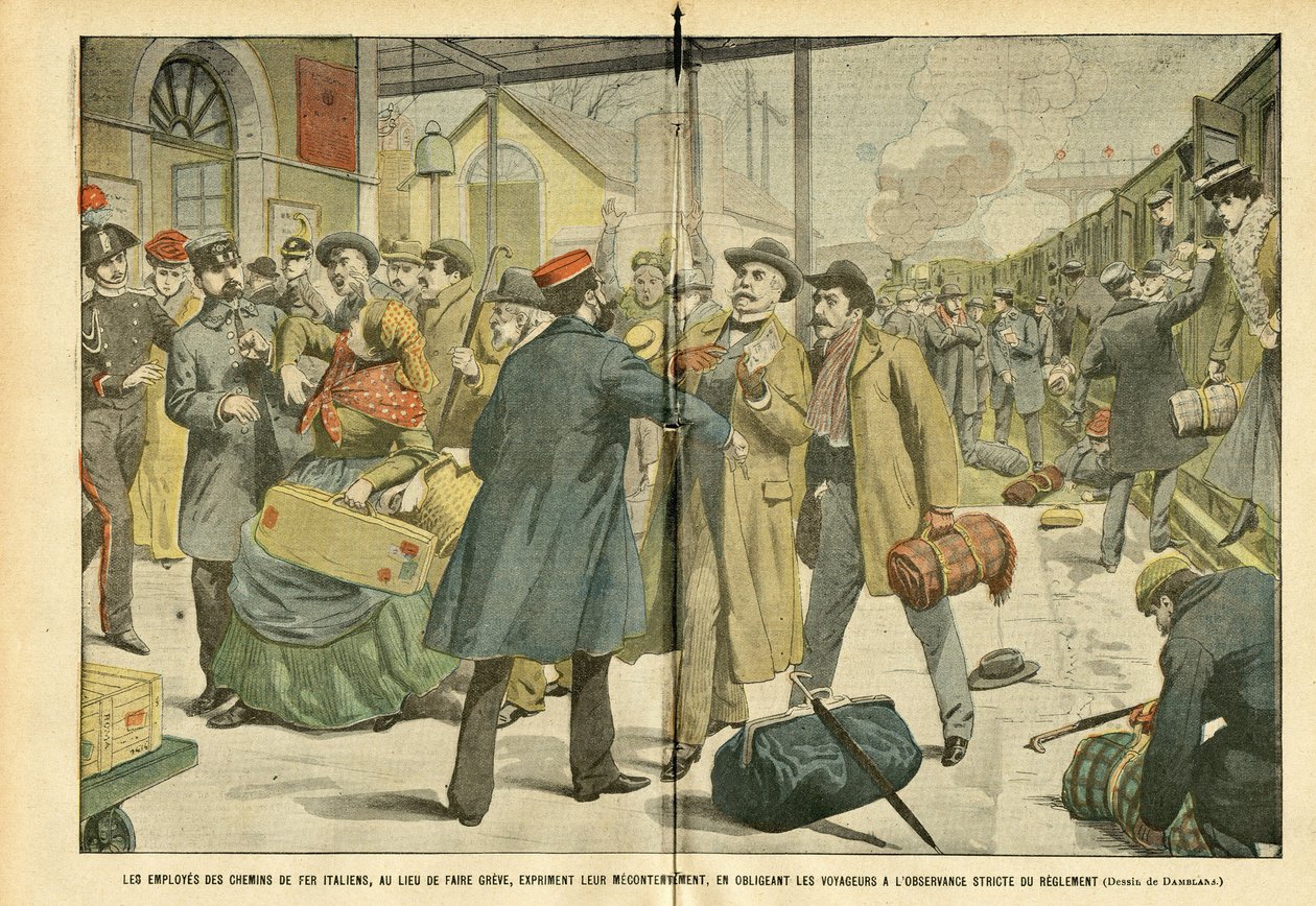Illustration af Eugene Damblans (1865-1945) i Le Pelerin af Eugene Damblans