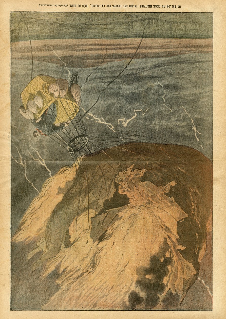 Illustration af Eugene Damblans (1865-1945) i Le Pelerin af Eugene Damblans