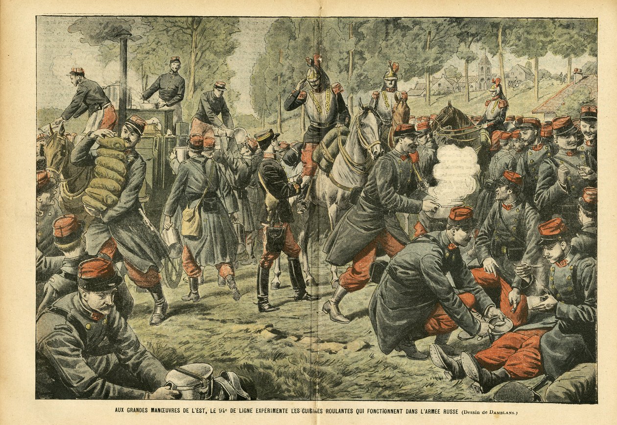 Illustration af Eugene Damblans (1865-1945) i Le Pelerin af Eugene Damblans
