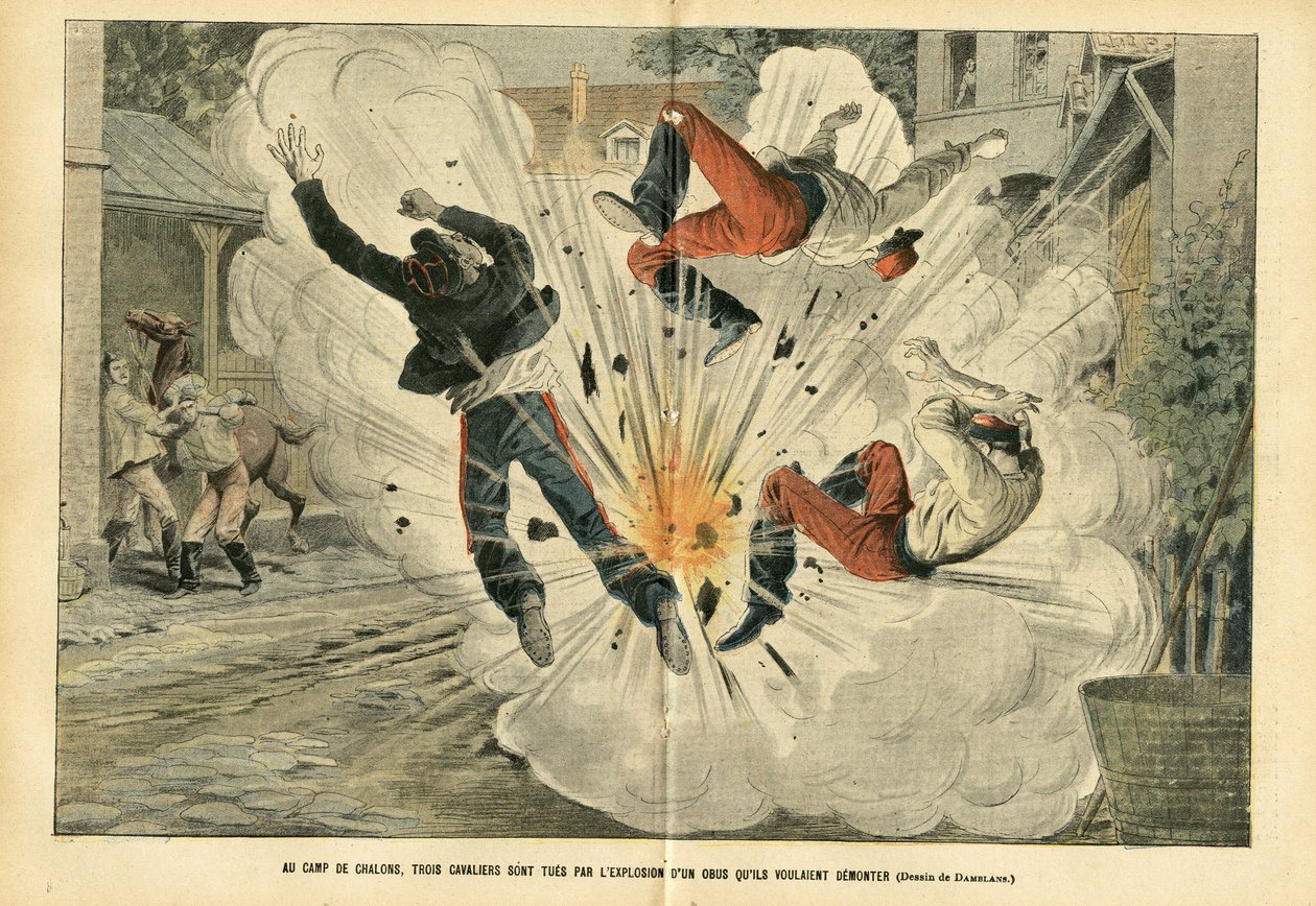 Illustration af Eugene Damblans (1865-1945) i Le Pelerin af Eugene Damblans