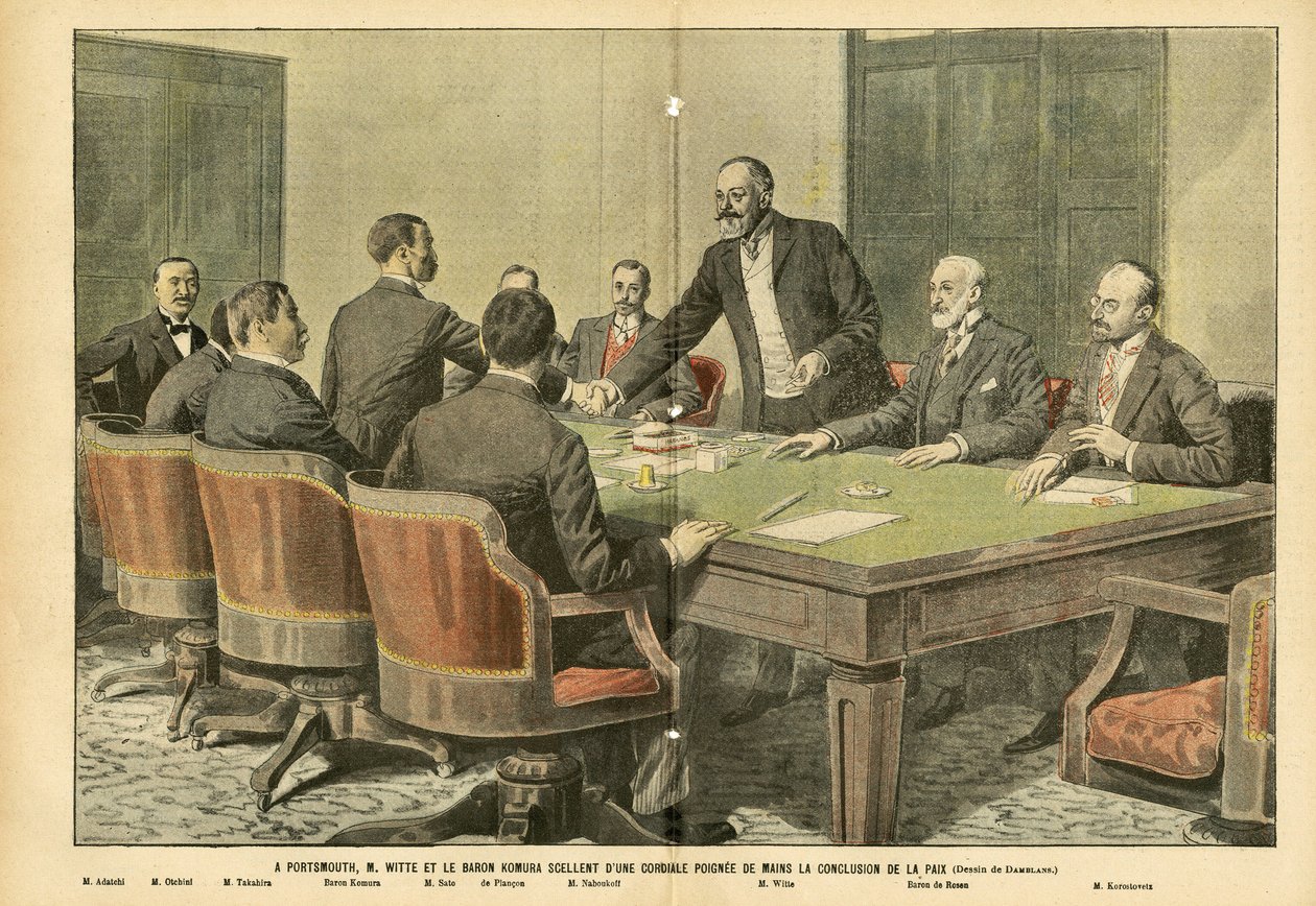 Illustration af Eugene Damblans (1865-1945) i Le Pelerin af Eugene Damblans
