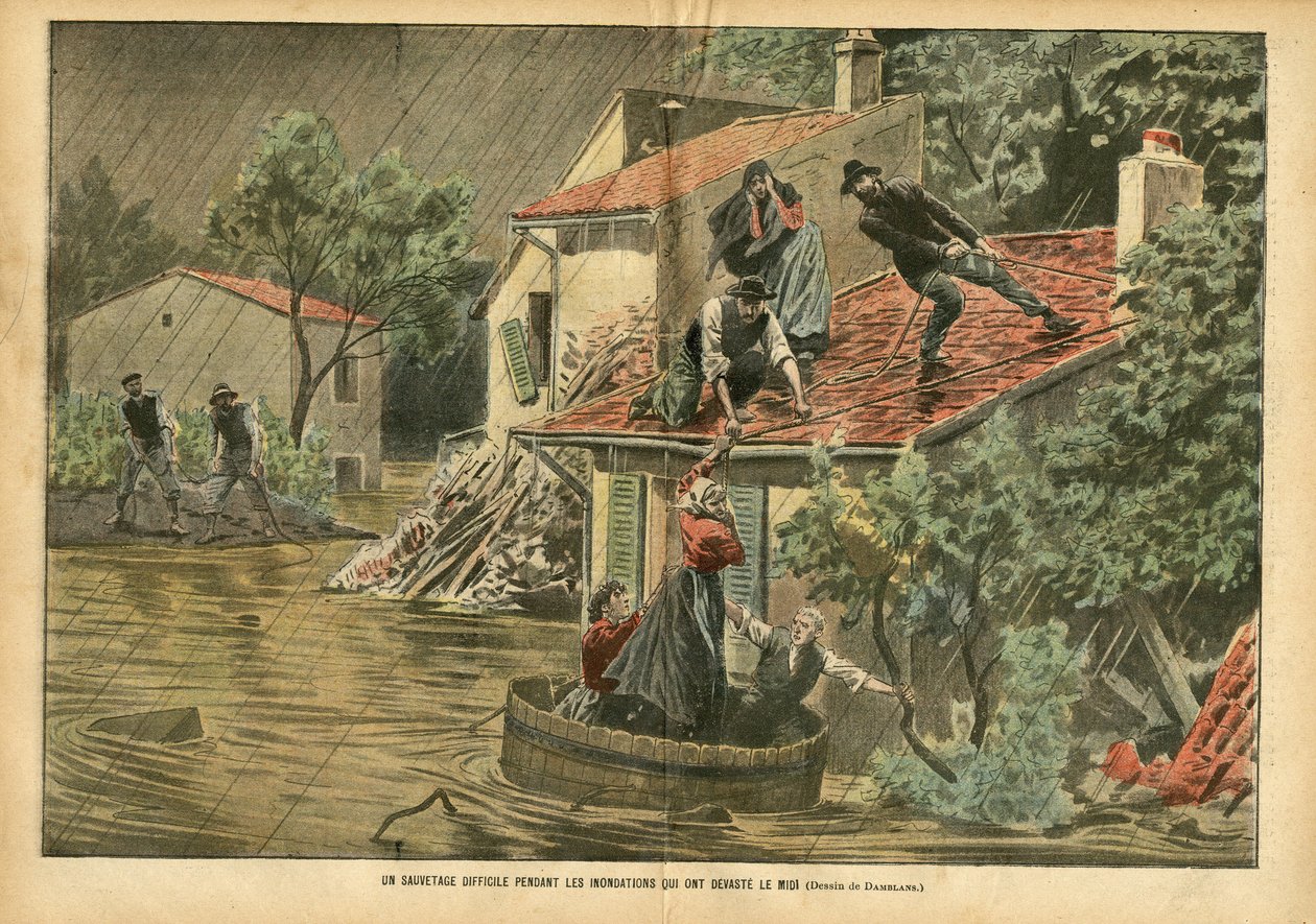 Illustration af Eugene Damblans (1865-1945) i Le Pelerin af Eugene Damblans