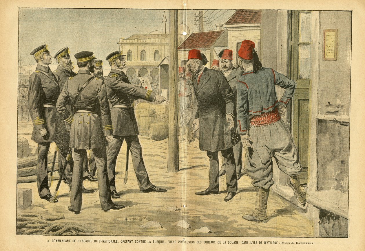 Illustration af Eugene Damblans (1865-1945) i Le Pelerin af Eugene Damblans