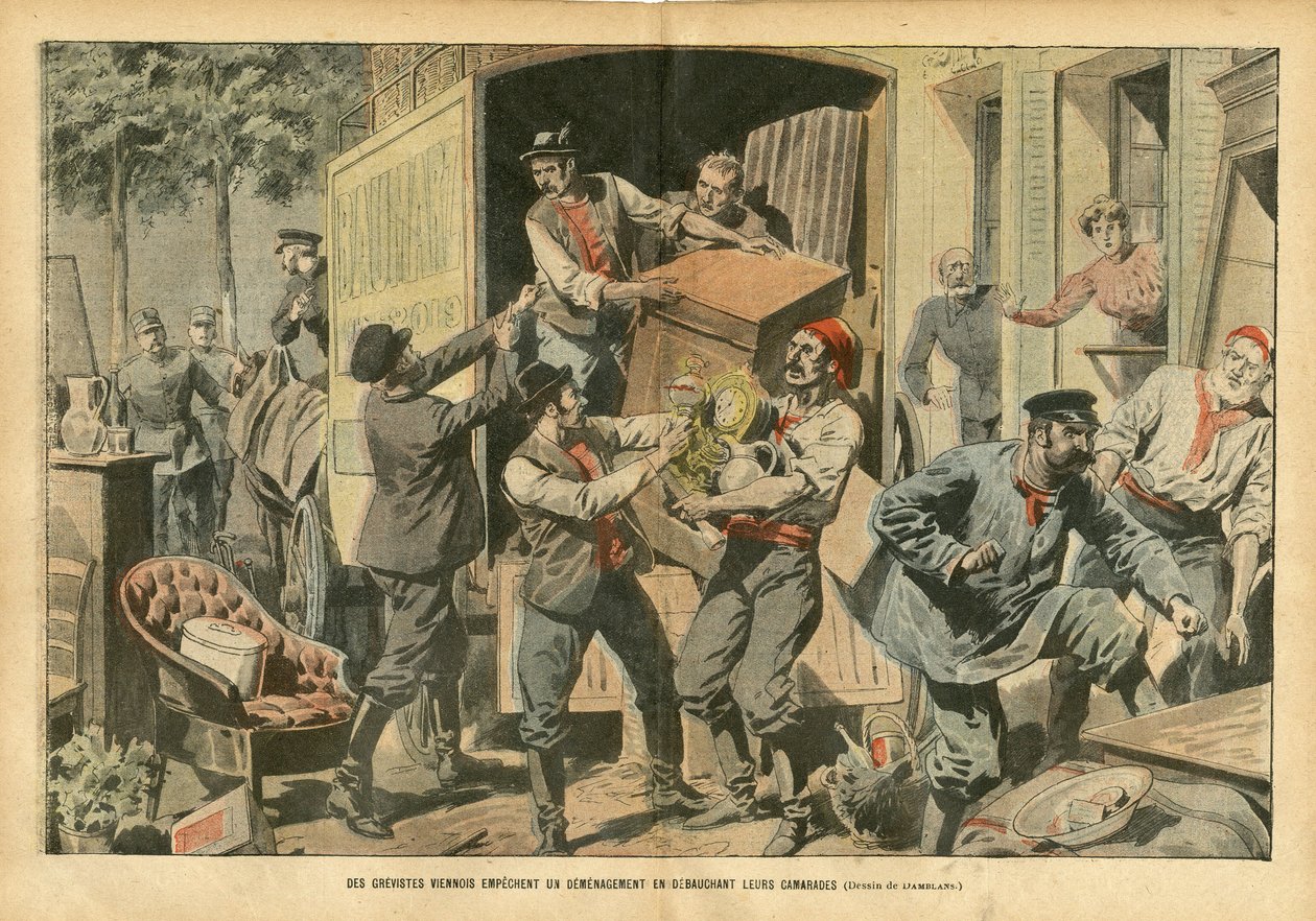Illustration af Eugene Damblans (1865-1945) i Le Pelerin af Eugene Damblans