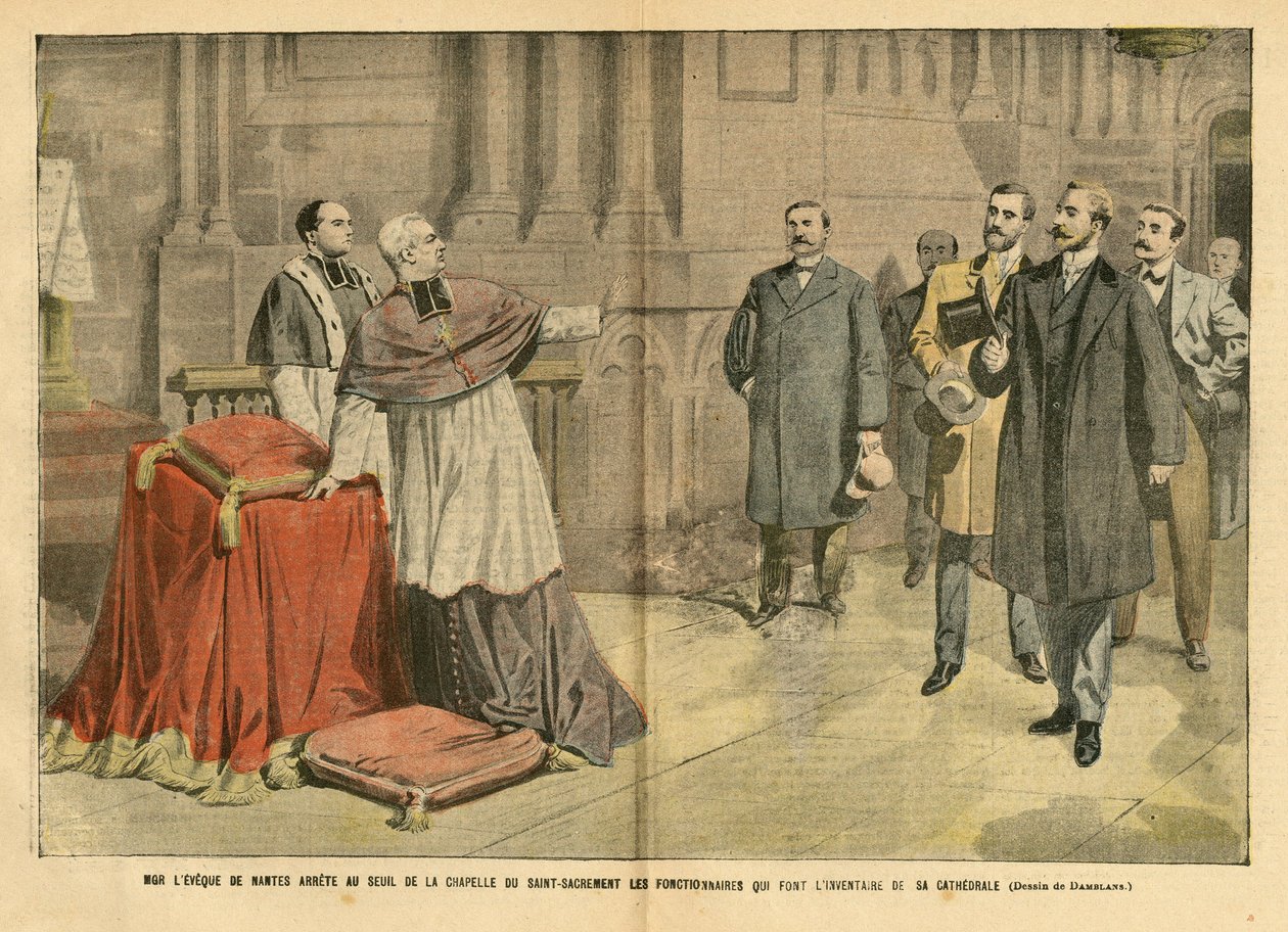 Illustration af Eugene Damblans (1865-1945) i Le Pelerin, 09/12/06 - MGR l