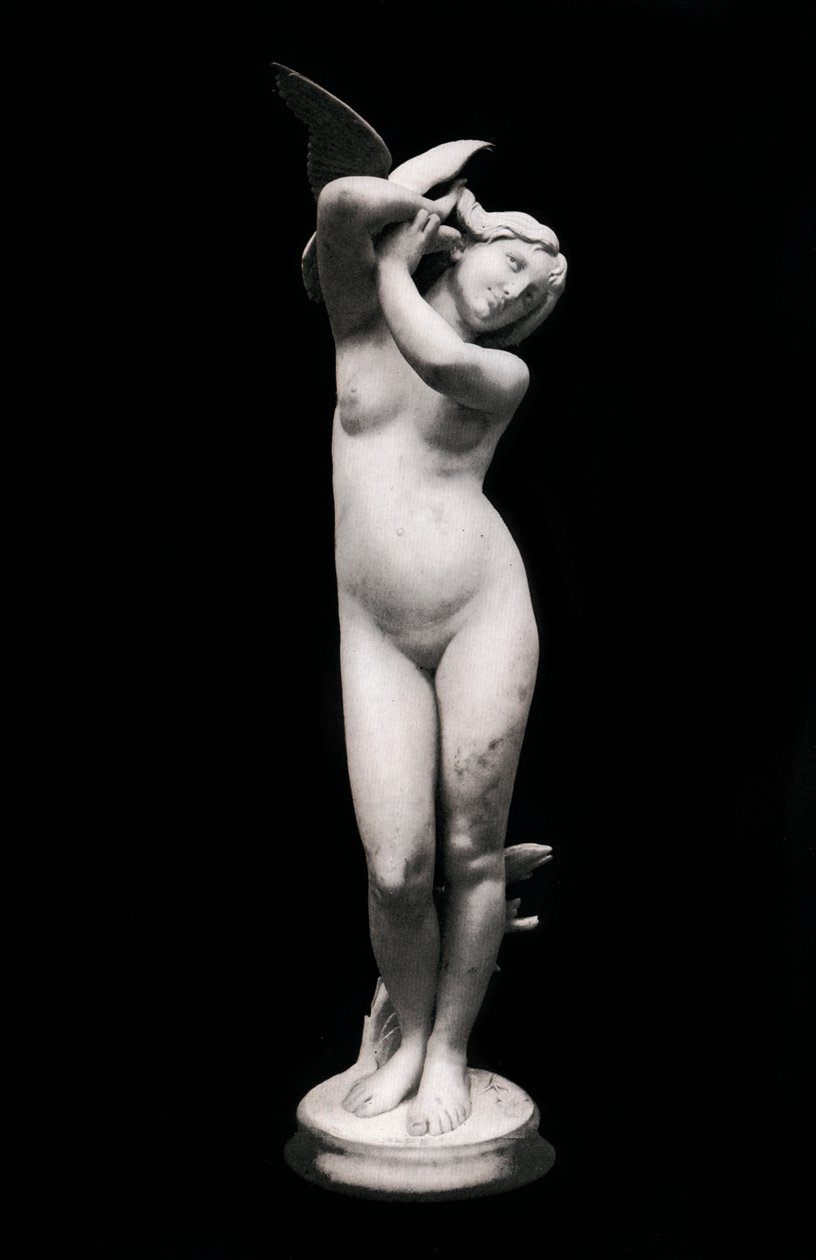 The Message of Love, 1800-tallet, 1912. af Eugene Delaplanche