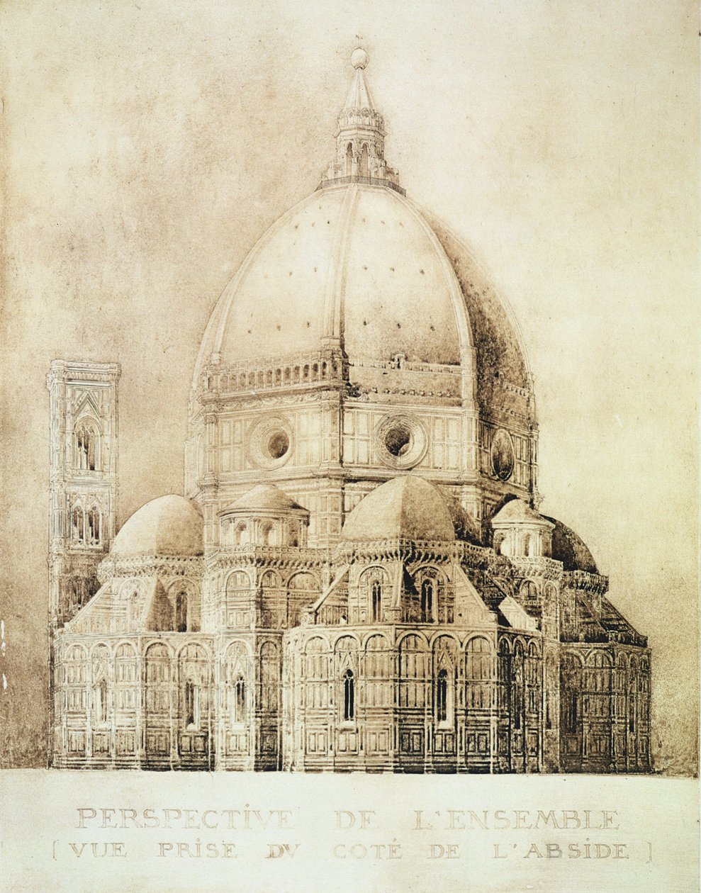Firenze katedral fra øst, fra 