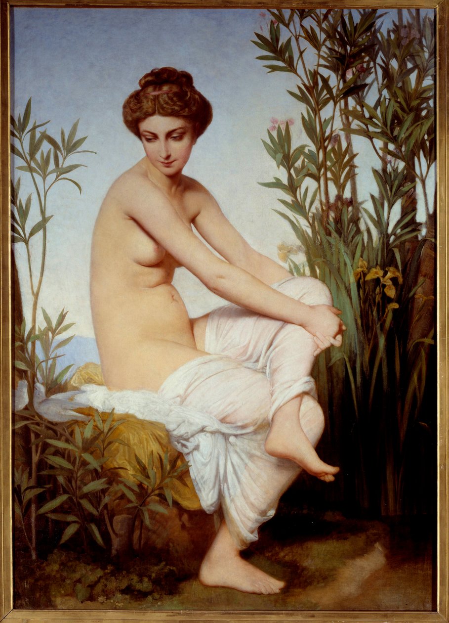 Antik badermaleri af Eugene Amaury Duval (1808-1885) Rouen Museum of Fine Arts fra det 19. århundrede af Eugene Emmanuel Amaury Duval