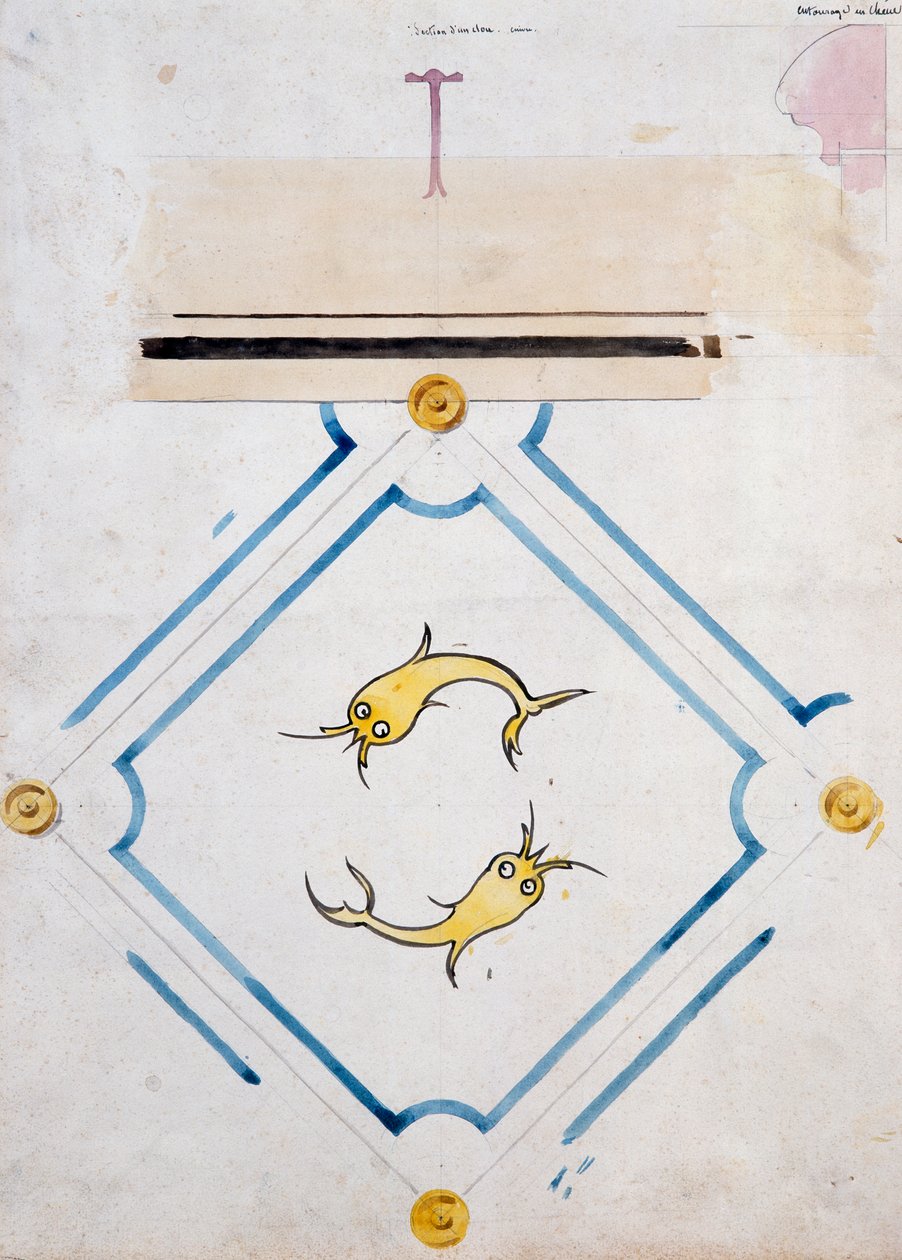 Motiver til en badeværelsesflise, Chateau d