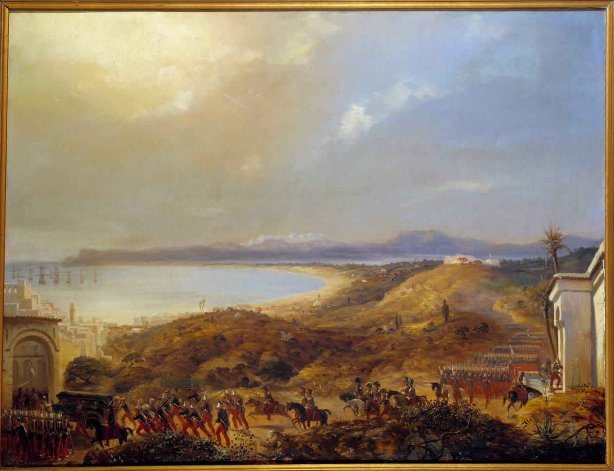 Den franske hær gik ind i Algier den 5. juli af Eugene Flandrin