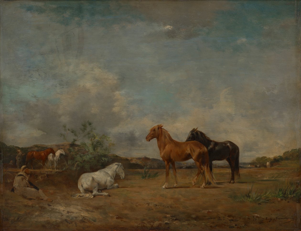 Arabisk lejr af Eugène Fromentin