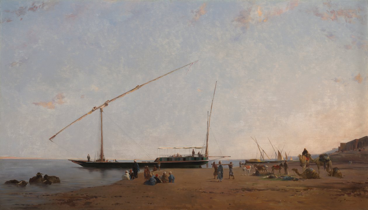 På Nilen, nær Philae af Eugène Fromentin