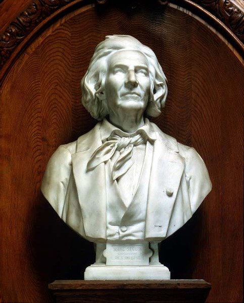 Portrætbuste af Marc Seguin (1786-1875) arkitekt og ingeniør af Eugene Guillaume