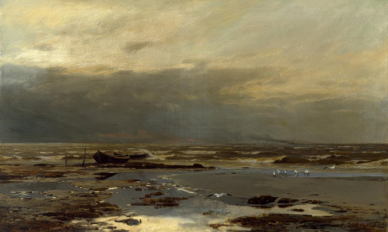 E. Dücker, ved Østersøstranden af Eugene Gustav Dücker