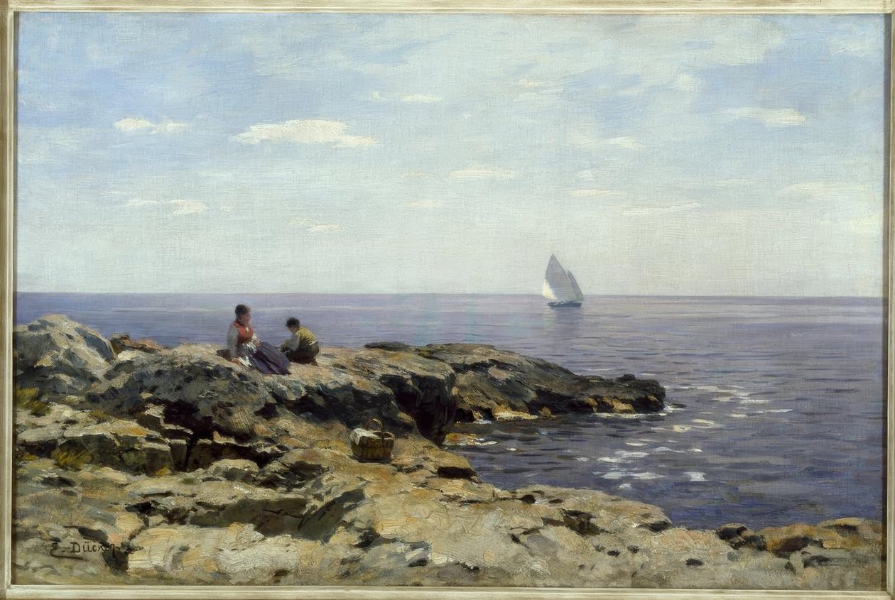 E. Dücker, På kysten af Eugene Gustav Dücker