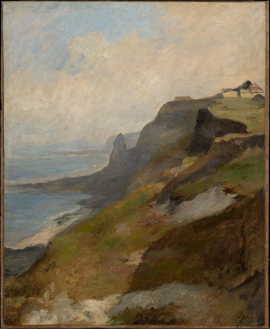 Normandiets klipper af Eugene Isabey