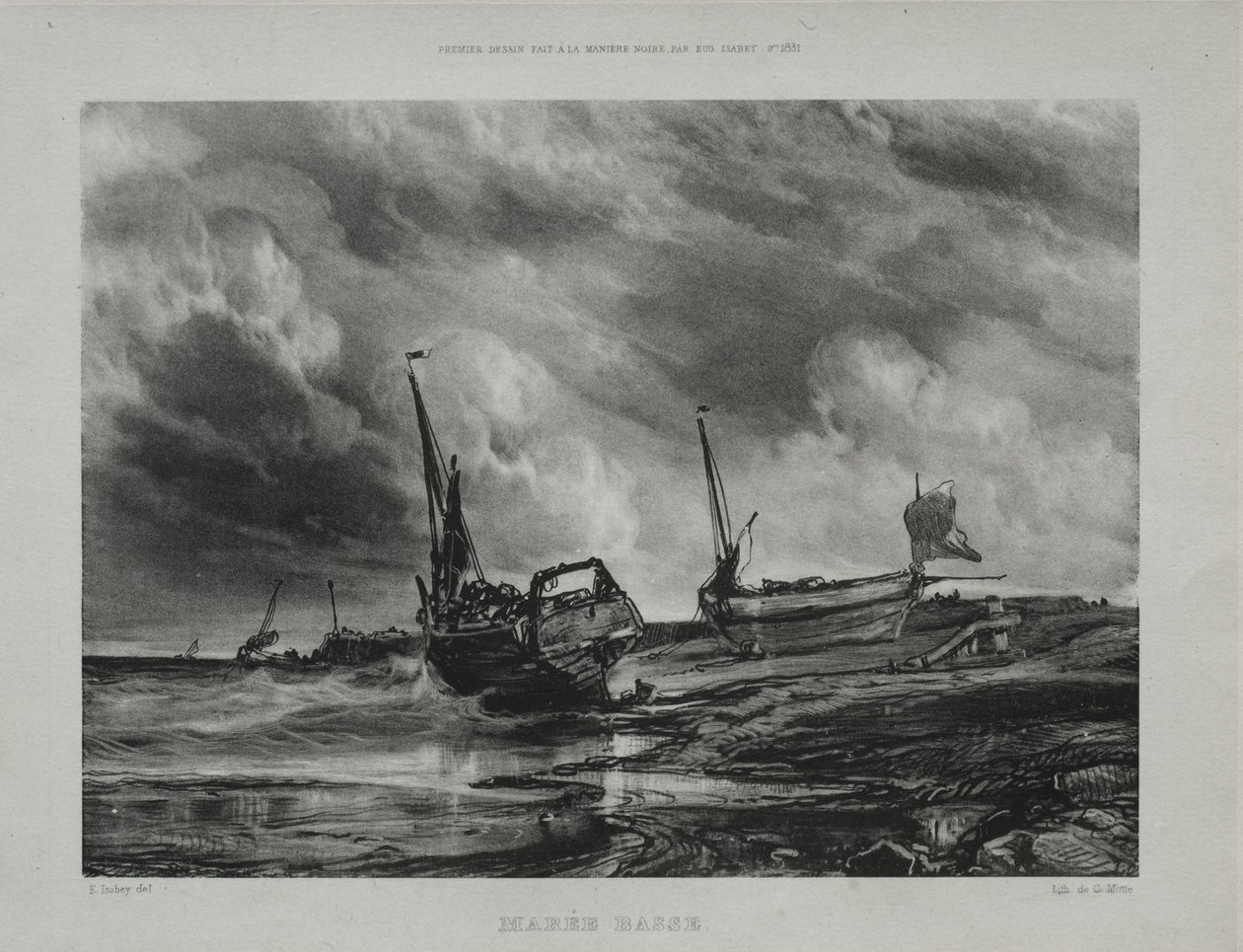Lavvande, 1831. af Eugene Isabey